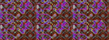 Gri çiçekli eskiz deseni, suluboya çiçek deseni, sevimli çiçek, duvar kağıdı, kart ya da kumaş için fayanslı. Raster - stok.