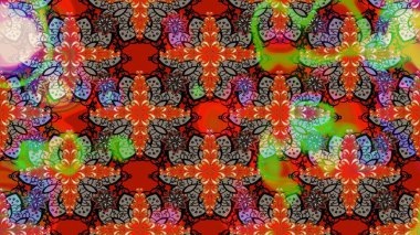 Çiçek kırmızısı eskiz deseni. Klasik taslak çizimi. Raster çiçek izi..