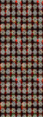 Siyah renkli çiçekler. Düz Çiçek Elementleri Tasarımı. Güzel çiçek deseni. Renkli Bahar Teması çizim şablonu.