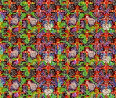 Raster Henna tarzı. Taslak süsleme izi. Tebrik kartı geçmişi, boyama kitabı, arkaplan ve tekstil için kullanılabilir. Etnik Mandala havlusu. Sınır Hindistan çiçek desenli paisley patentli.