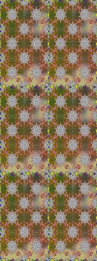 Kusursuz bir geçmişi var. Raster illüstrasyonu. Raster. Tomurcukları çiçek olan sevimli bir çiçek deseni. Kumaş, tekstil, duvar kağıdı baskısı için. Antika retro tarzı.