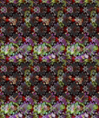 Raster illüstrasyonu. Gri kıvırcık çiçekler gri renkte şekillenir. Klasik çiçek tasarım elementleri.