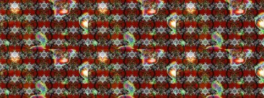 Çiçekler. Soyut etnik raster çizim kalıbı. Vadinin gri renkli çiçekleri.