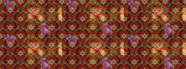 Kahverengi renkte manzaralı çiçek deseni. Çiçek kompozisyonu, el boyası, hassas şablon. Üst manzara, yumuşak stil. Sevgililer günü ve tebrik kartı konsepti için şık bir davet.