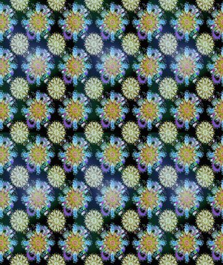 Çiçek arkaplan. Çizim raster deseni. Güzel kumaş deseni.