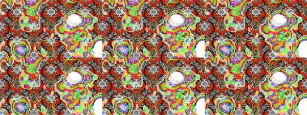 Şirin çiçekli eskiz deseni ve nötr renklerde yapraklar, suluboya çiçek deseni, duvar kağıdı, kart veya kumaş için fayanslı. Raster illüstrasyonu.