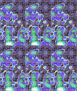 Güzel, parlak, pürüzsüz kumaş, tuval. Raster illüstrasyonu. Desen, çizim, çiçek sınırı. Çiçek çelengi. Kıvırcık, parlak örgü. Klasik eski arkaplan.