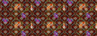 Sınır Kızılderili çiçekli paisley patten. Taslak süsleme izi. Etnik Mandala havlusu. Tebrik kartı geçmişi, boyama kitabı, arkaplan ve tekstil için kullanılabilir. Raster Henna tarzı.