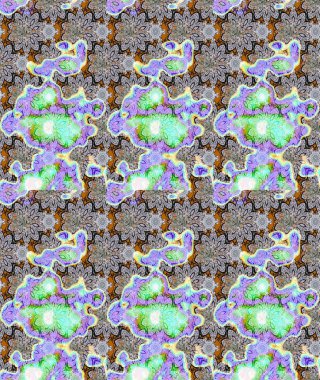 Çiçek desenli raster, nötr çizgi grafik desenli soyut raster arkaplan. Modern stil dokusu.