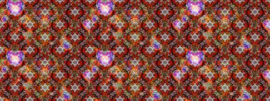 Kahverengi renkte kahverengi papatya deseni. Raster illüstrasyonu. Kahverengi renklerde.