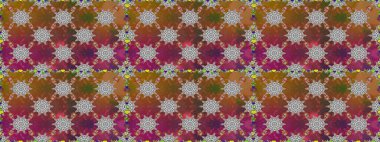 Çiçeksiz desenli nakış işlemeli gelincikler ve vadideki zambaklar. Tekstil tasarımı için kahverengi ve gri renkli geleneksel halk çiçekleri buketi.