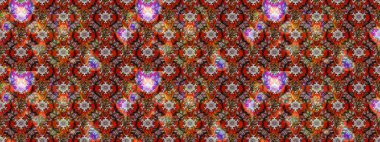 Kahverengi renkte kahverengi papatya deseni. Raster illüstrasyonu. Kahverengi renklerde.