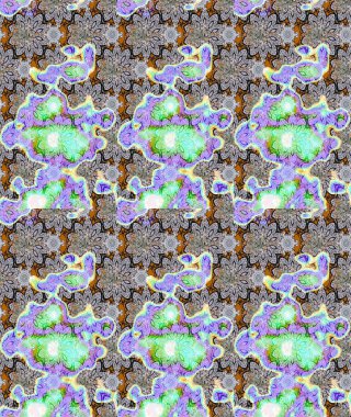 Çiçek desenli raster, nötr çizgi grafik desenli soyut raster arkaplan. Modern stil dokusu.