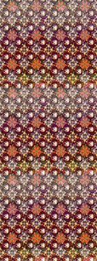 Raster illüstrasyonu. Hoş bir çiçek geçmişi var. Küçük bir çiçekte eskiz deseni. Güzel kumaş deseni.