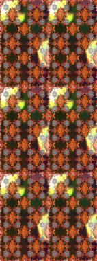 Organik motif arka planı. Kusursuz desen. Raster illüstrasyonu. Ultraviyole kumaş deseni.