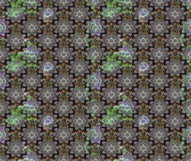 Egzotik çiçekler, gri renkte botanik parlak klasik doğa. Raster illüstrasyonu. Klasik tropikal doğal elementlerin suluboya seti.