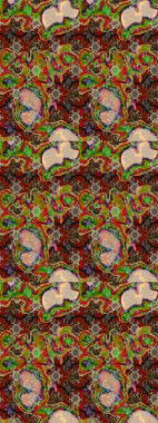 Kızılderili desenli desenli desenli şal deseni. Etnik Mandala süsü. Raster Henna dövme stili. Tekstil, tebrik kartı, boyama kitabı, telefon kılıfı baskısı için kullanılabilir.