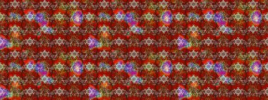 Suluboya çizim kalıbı. Çiçek izi. Suluboya tarzında kırmızı renkte çiçekler.