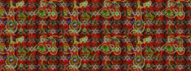 Doodle çiçekler ve dalları, otlar ve çiçekler. Elle çizilmiş. Raster resim. Güzel kumaş deseni.