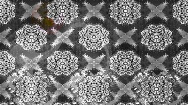 Gri renkli manzaralı çiçek deseni. Sevgililer günü ve tebrik kartı konsepti için şık bir davetiye. Çiçek kompozisyonu, el boyası, hassas şablon. Üst görünüm, yumuşak biçim.