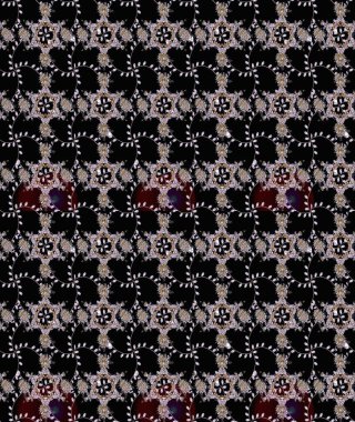 Siyah renkli çiçekler. Hediye ambalaj kağıdı, tebrik kartları, posterler ve pankart tasarımı. Raster düz çiçek çizim deseni.