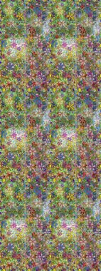 Raster stili kumaş deseni. Çiçekler suluboya desensiz.