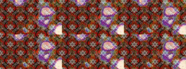 Zentangle soyut çiçekleri. Karalama çiçeği. Raster illüstrasyonu. Güzel kumaş deseni. Renkli Bahar Teması eskiz kalıbı. Düz Çiçek Elementleri Tasarımı.