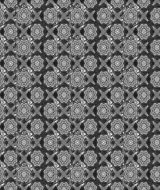 Klasik çiçekler. El çizimi, soyut ve süslü elementler. Yaz çiçekleri teması. Gri renkler. Suluboya resim taklit Raster illüstrasyonu.