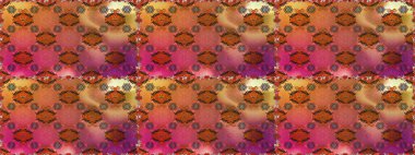 Çiçek kolajı. Çiçek arkaplan. - Kahverengi ve turuncu çiçekler. Raster deseni. Küçük çiçekte güzel bir desen var. Doğa. Çiçek bileşimi.