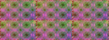 Eski usul. Miles Fleur, süslü püslü bir süs. Kusursuz bir geçmişi var. Raster illüstrasyonu. Kumaş, tekstil, duvar kağıdı baskısı için. Tomurcukları papatya çiçekleri olan sevimli bir çiçek deseni..