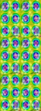 Yeşil renkli çiçekler. Düz Çiçek Elementleri Tasarımı. Sevimli çiçek raster deseni. Renk Bahar Teması eskiz şablonu.