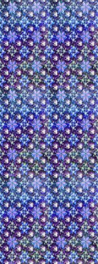 Yumuşak, yaz çiçekli arka plan. Çiçekli karalama şeklinde Raster çiçek deseni. Mavi renkte çiçekler.