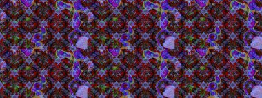 Kumaş desenli papatya çiçeği detayı. Kahverengi renkte çiçekler.