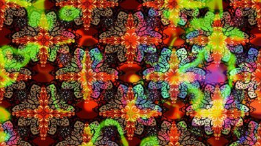 Siyah el çizimi desen. Karalama çiçekleri çizim kalıbı. Sanat, çiçeklere ilham verir ve arka plan bırakır. Raster deseni.