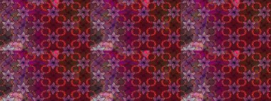 Çiçekli karalama şeklinde Raster çiçek deseni. Mor ve kırmızı renkte çiçekler. Yumuşak, bahar çiçekli arka plan.