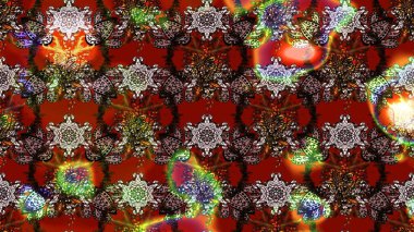 El çizimi. Çiçekli eskiz deseni. Suluboya çizimi. Kahverengi renkte çiçekler.