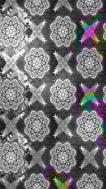 Gri renkli çiçekler. Elle boyanmış suluboya resim çizimi çiçekler ve bitkiler.