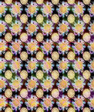 Çiçekli el, pürüzsüz desen çizmiş. Modern bej rengi ve nötr raster arka plan duvar kağıdı çizimi, klasik çizgi çizgisi, desenli desenli çiçekler, çiçekli süsler..