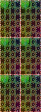 Kahverengi renkli çiçekler. Raster illüstrasyonunda çiçek deseni çizimi.