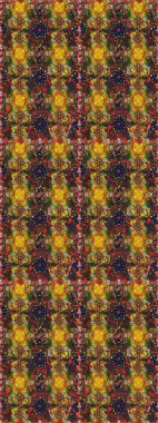 Yapraklı kusursuz desen. Şirin, zarif çiçekler Raster illüstrasyonu. Poster ya da kapak için arka plan. Davetiye ve kartpostal tasarımı için dekoratif çiçek unsurları. Tekstil için figür.