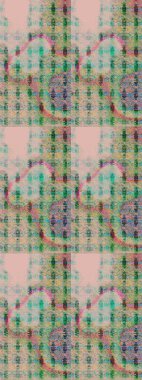 Çizim kalıbı. Organik motif arka planı. Raster illüstrasyonu. Ultraviyole kumaş deseni.