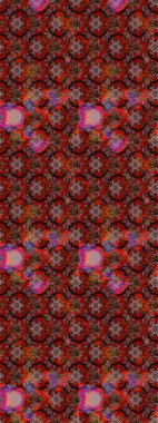 Raster illüstrasyonundaki çiçek desenli çizim. Kahverengi renkte çiçekler.