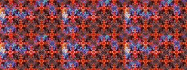 Çiçek kompozisyonu. - Kırmızı çiçekler. Doğa. Raster deseni. Küçük çiçekte güzel bir desen var. Çiçek arkaplan. Çiçek kolajı.