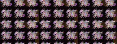 Çiçek deseni duvar kağıdı, desen dolguları ve web sayfası arka planı için kullanılabilir. Süslü zentangle çizim dokusu, soyut çiçeklerle süslenmiş. Şekillendirilmiş çiçekli çizim deseni.