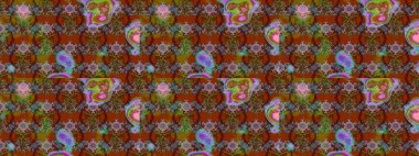 Bahar çiçekleriyle güzel bir çiçek deseni çizmişsin. Güzel kumaş deseni. Raster illüstrasyonu.