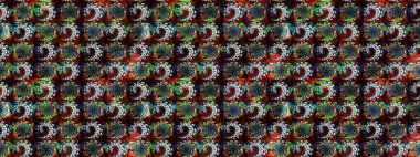 Çiçek arkaplan. Çizim raster deseni. Güzel kumaş deseni.