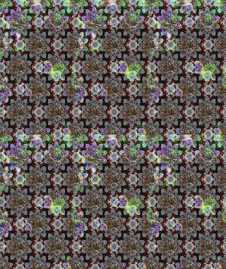 Küçük çiçekteki sevimli çiçek deseni. Bir sürü gri ve soyut çiçekli tropik eskiz deseni. Varicologray Raster çizimi.