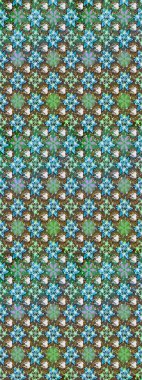 Yeşil renkli çiçekler. Nazik, narin çiçek arkaplanı. Raster çiçek desenli ve çiçekli..