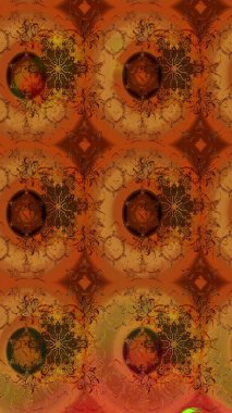 Raster çiçek desenli çiçek deseni, yapraklar, dekoratif elementler, sıçrama, lekeler, el çizimi kontur çizgileri ve Doodle çizim stili, grafik raster çizim çizimi.