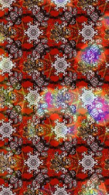 Nazikçe, güzel çiçek arkaplanı. Kahverengi renkli çiçekler. Raster çiçek desenli ve çiçekli..